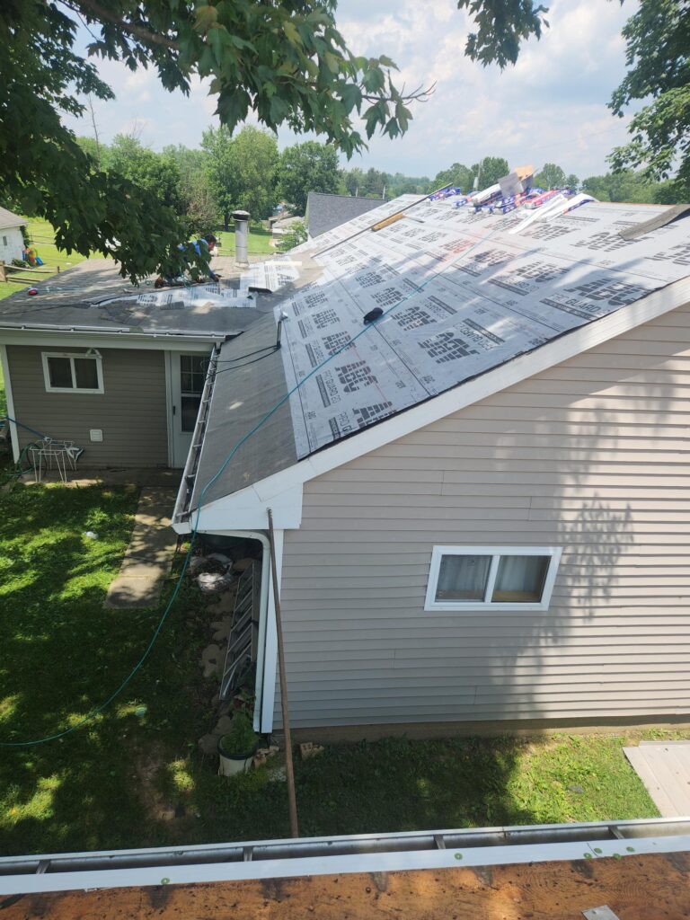 Shingle roof in East Fultonham Ohio, Residential Roof Repair